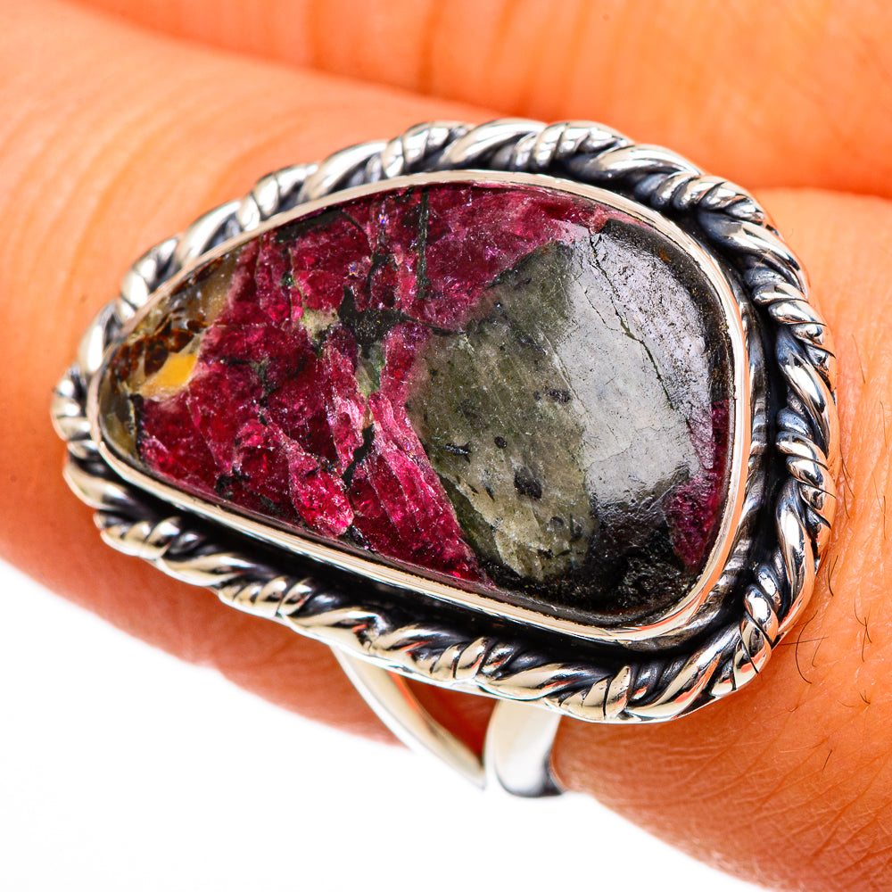 Russian Eudialyte Rings handcrafted by Anasilvercos - RING106379