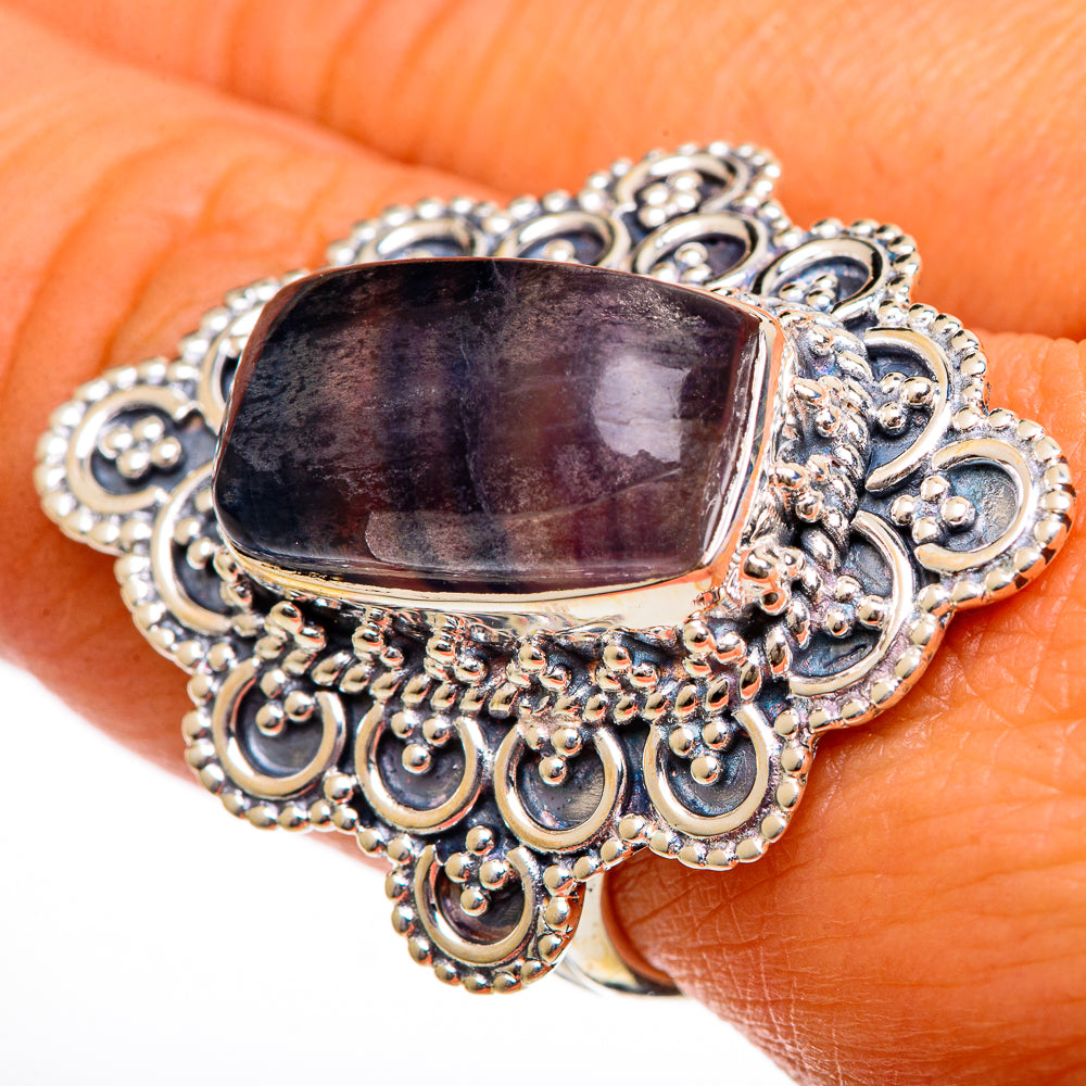 Fluorite Rings handcrafted by Anasilvercos - RING106466