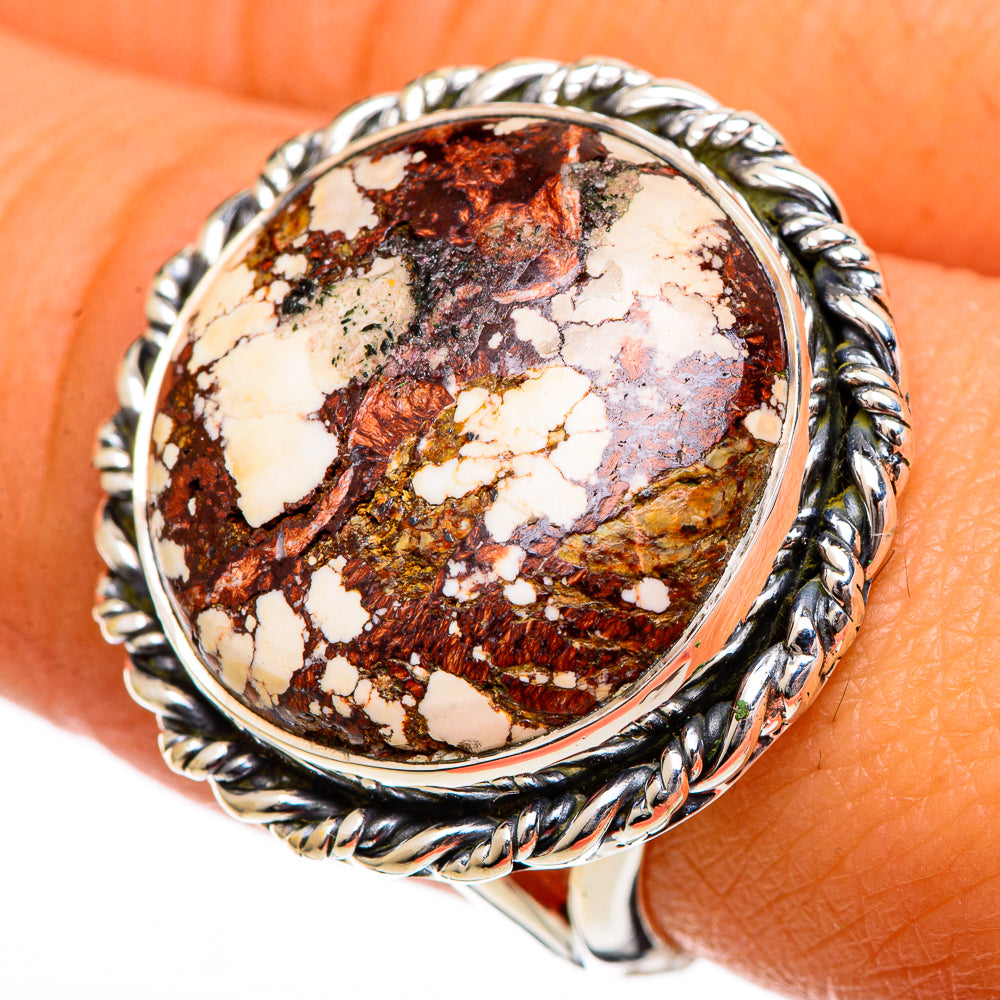 Wild Horse Jasper Rings handcrafted by Anasilvercos - RING106487