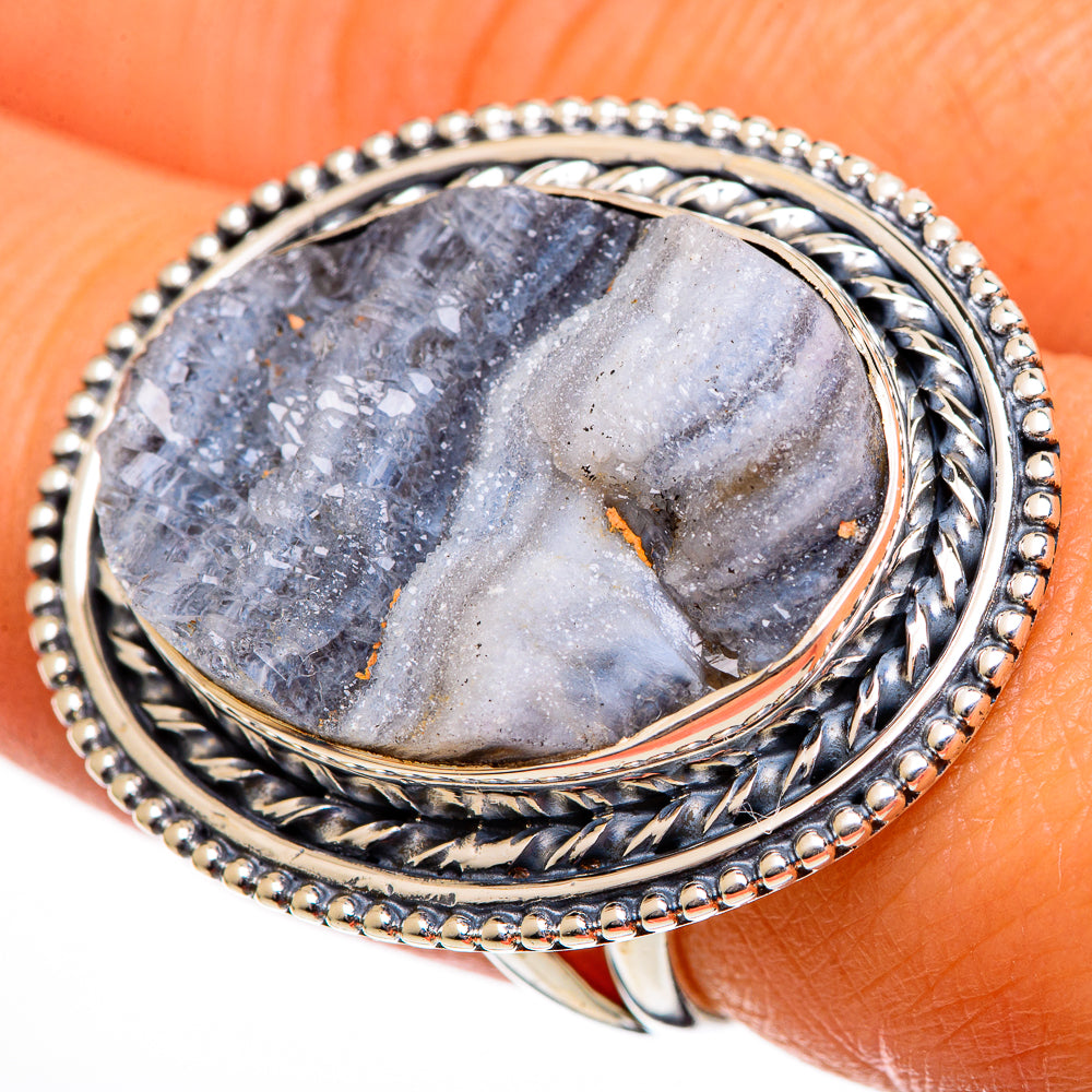 Desert Druzy Rings handcrafted by Anasilvercos - RING106504