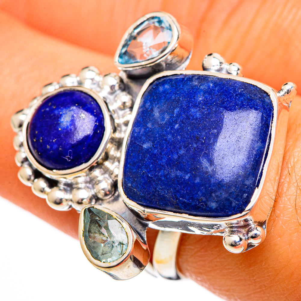 Sodalite Rings handcrafted by Anasilvercos - RING106513