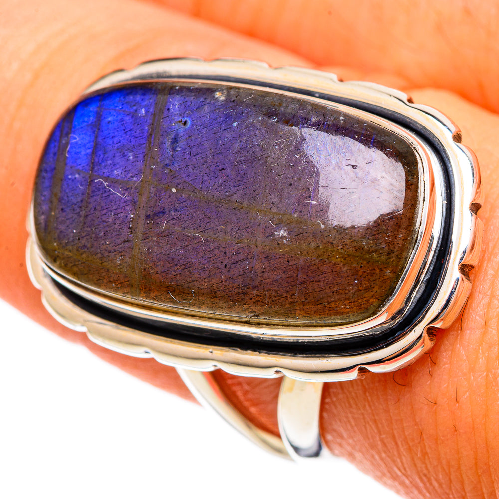 Labradorite Rings handcrafted by Anasilvercos - RING106530