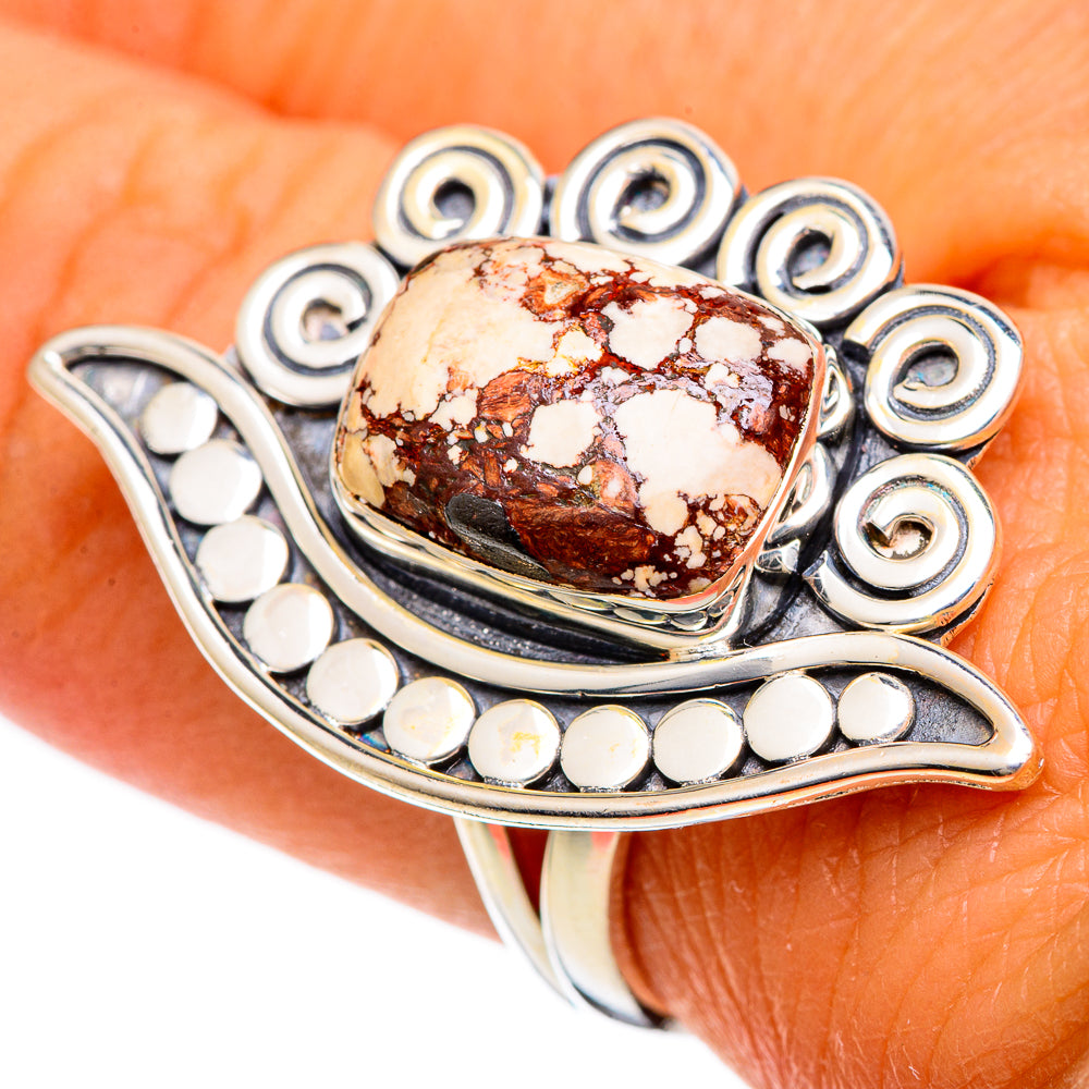 Wild Horse Jasper Rings handcrafted by Anasilvercos - RING106545