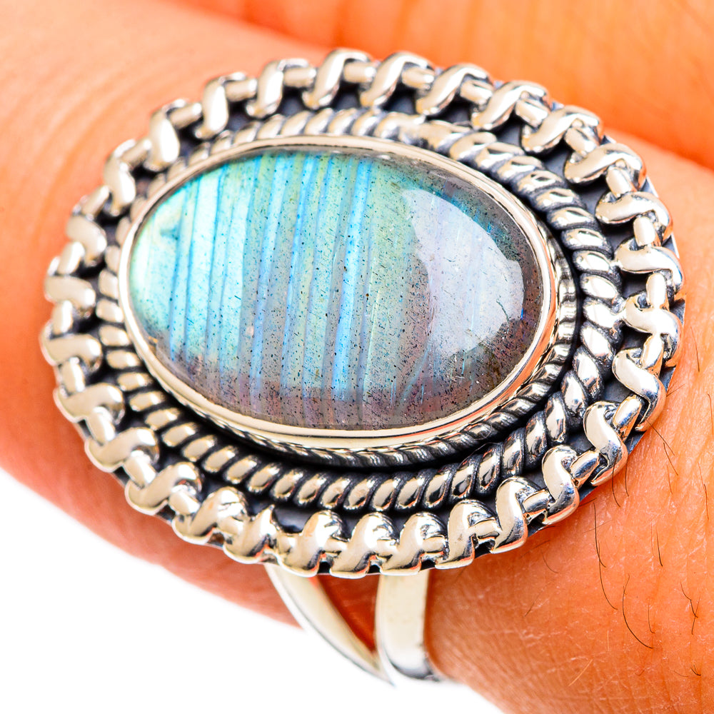 Labradorite Rings handcrafted by Anasilvercos - RING106610