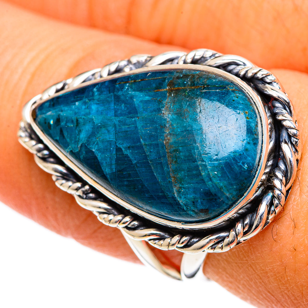 Apatite Rings handcrafted by Anasilvercos - RING106611