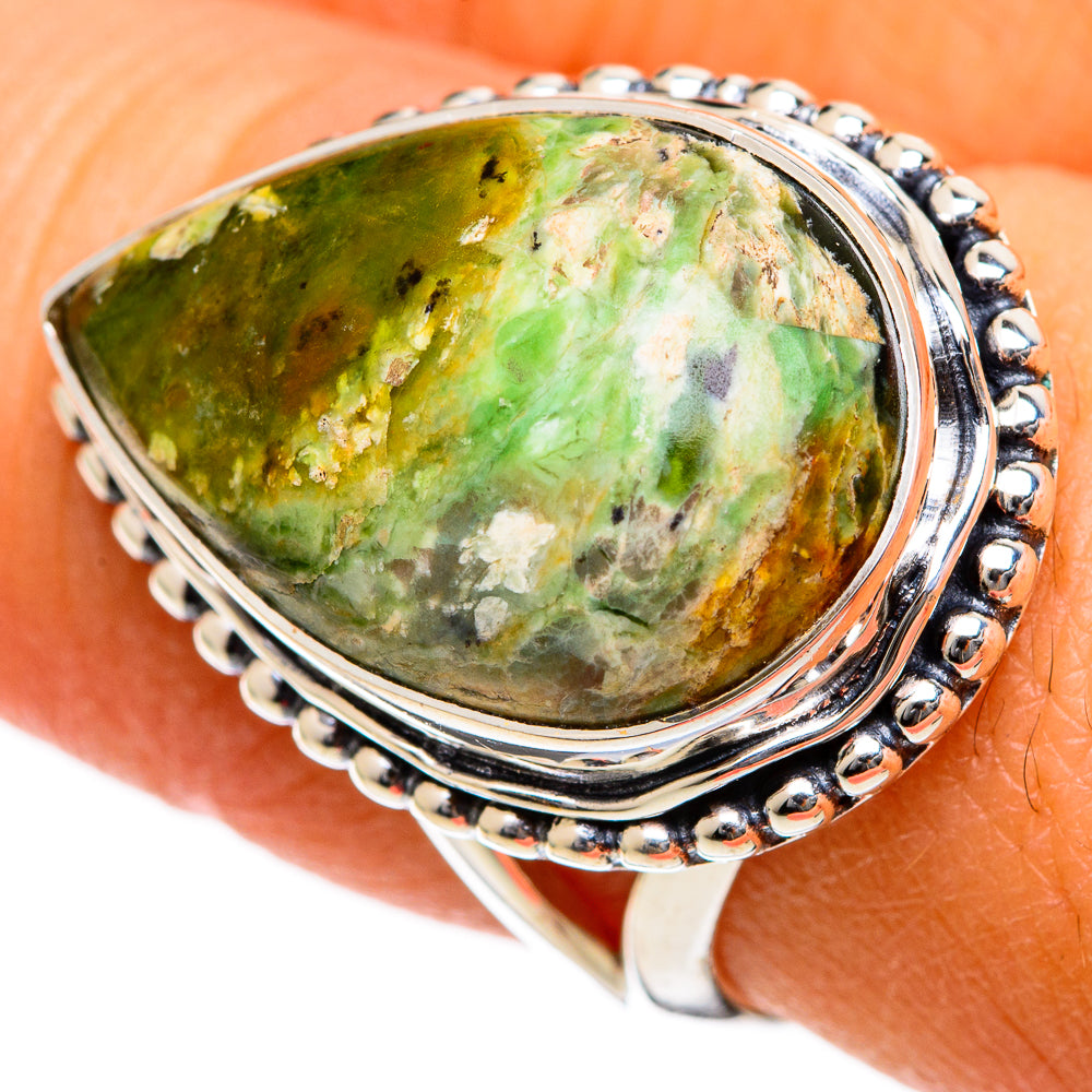 Rainforest Opal Rings handcrafted by Anasilvercos - RING106616