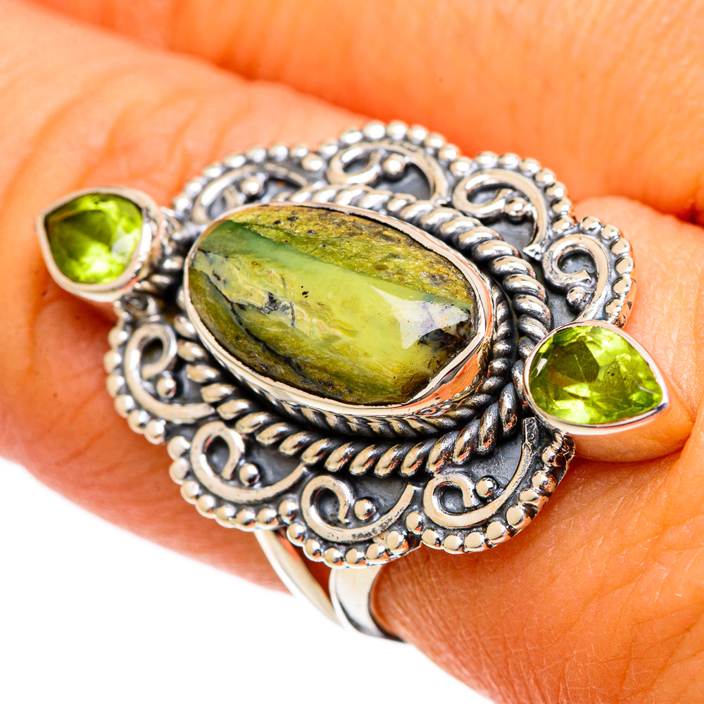 Rainforest Opal Rings handcrafted by Anasilvercos - RING106618