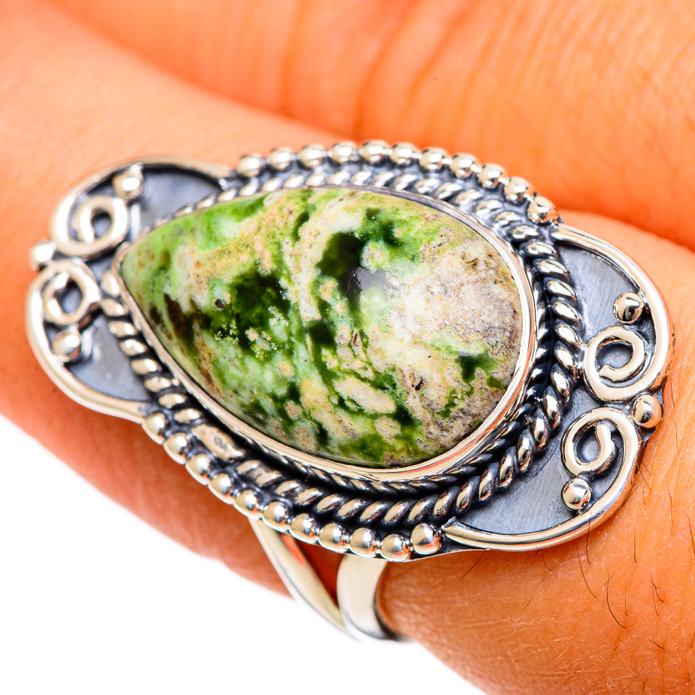 Rainforest Opal Rings handcrafted by Anasilvercos - RING106620