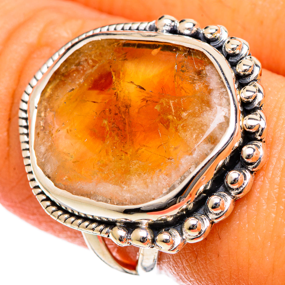 Citrine Rings handcrafted by Anasilvercos - RING106627