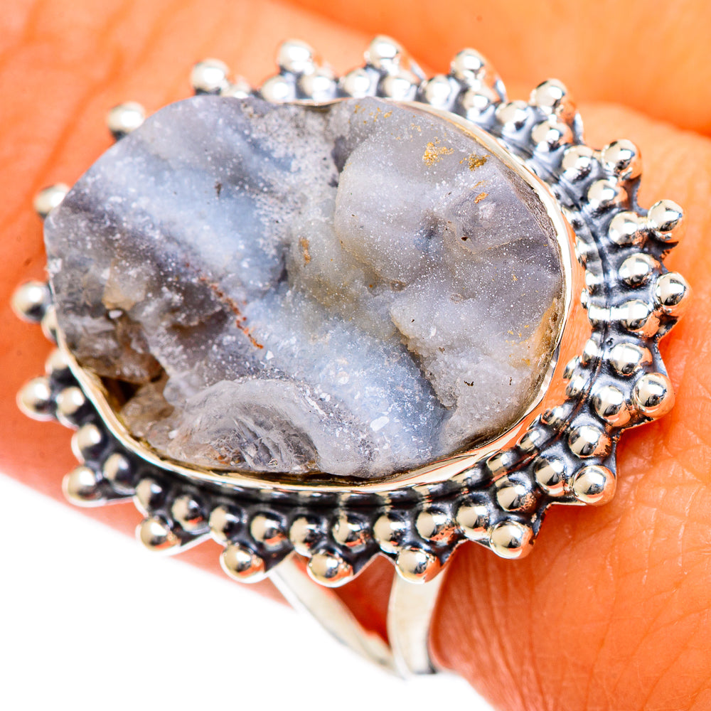 Desert Druzy Rings handcrafted by Anasilvercos - RING106637