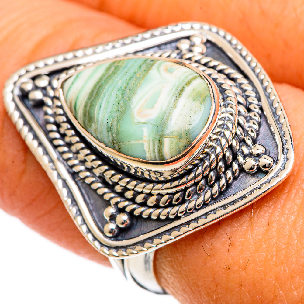 Ocean Jasper Rings handcrafted by Anasilvercos - RING106646