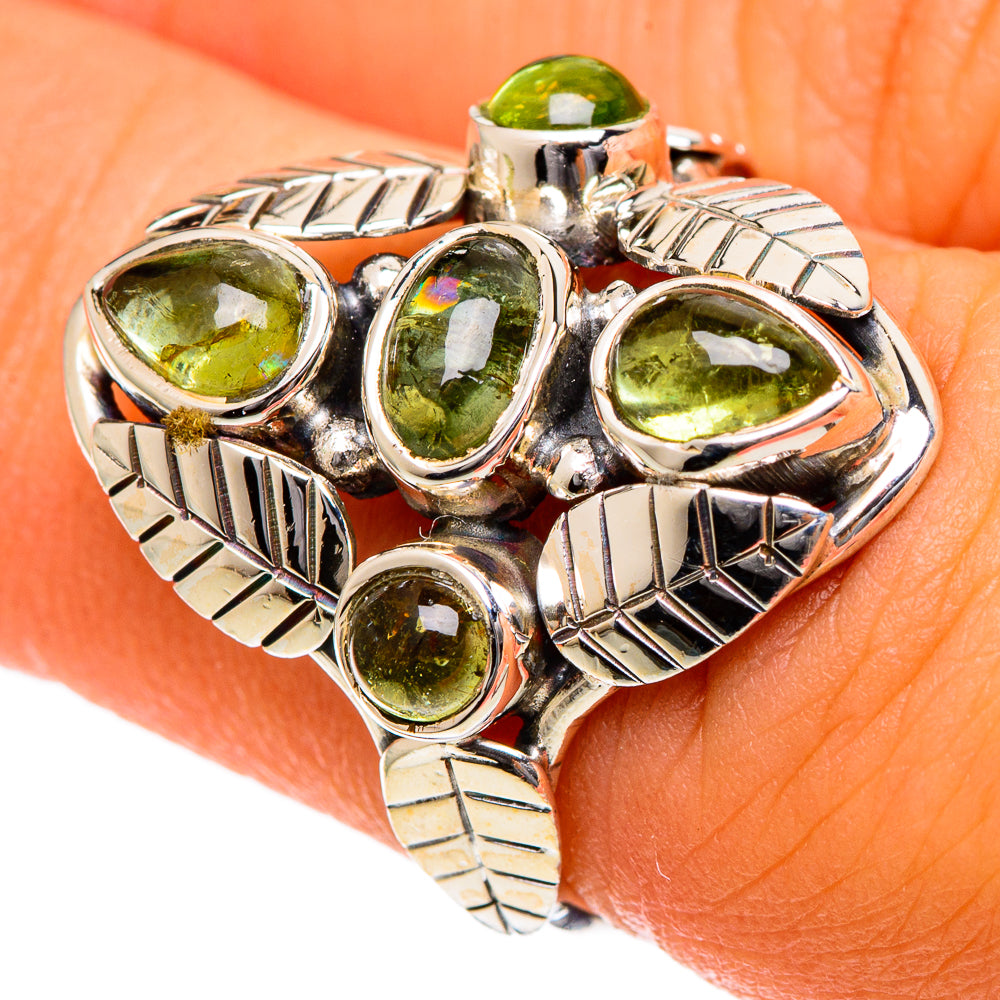 Peridot Rings handcrafted by Anasilvercos - RING106649
