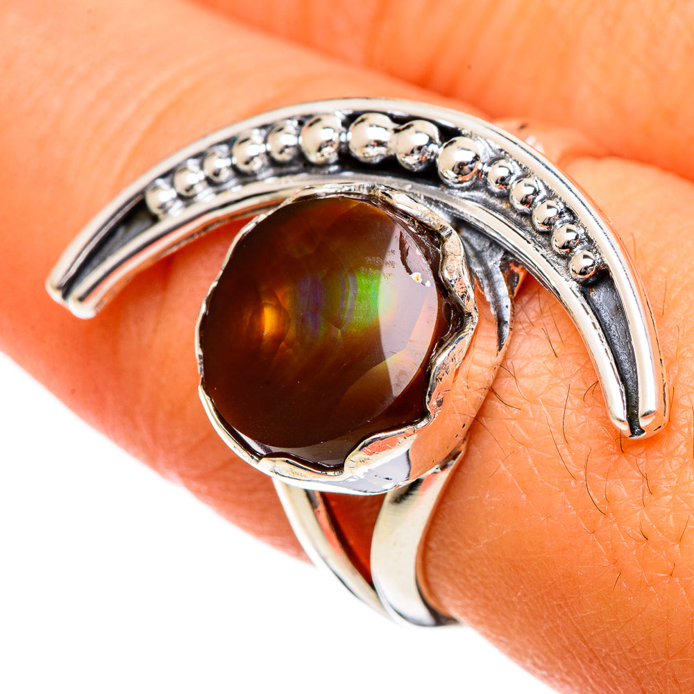 Mexican Fire Agate Rings handcrafted by Anasilvercos - RING106656