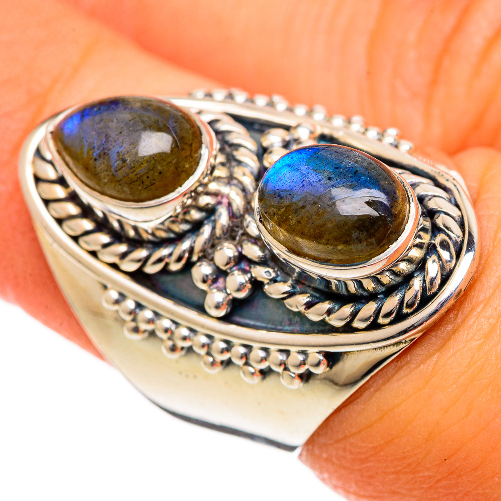 Labradorite Rings handcrafted by Anasilvercos - RING106668