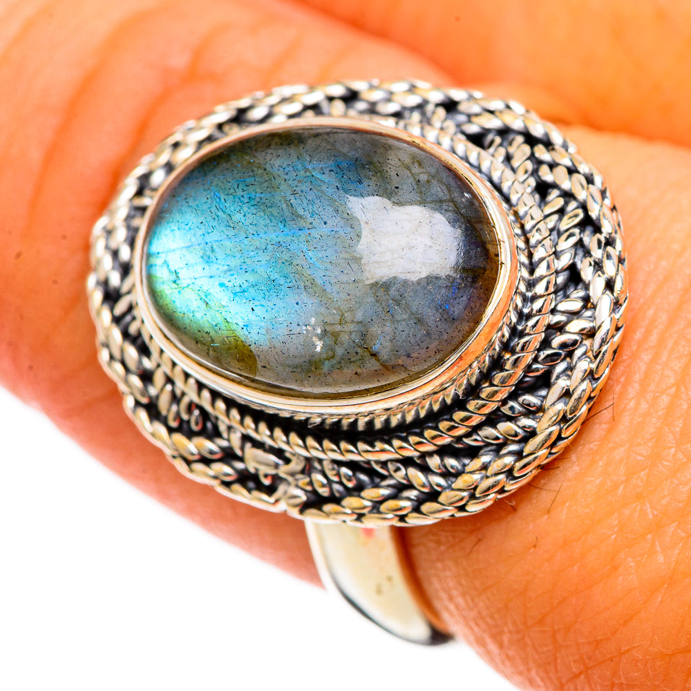 Labradorite Rings handcrafted by Anasilvercos - RING106670