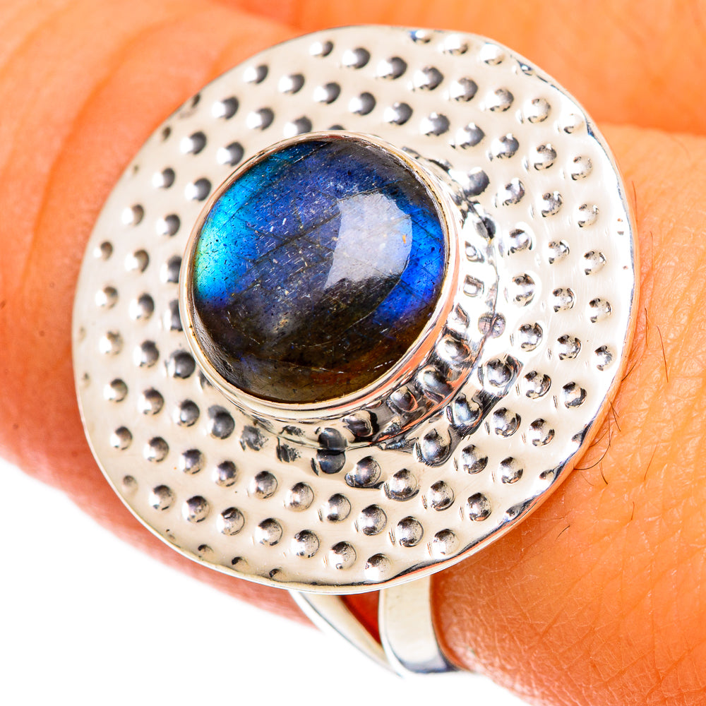 Labradorite Rings handcrafted by Anasilvercos - RING106699