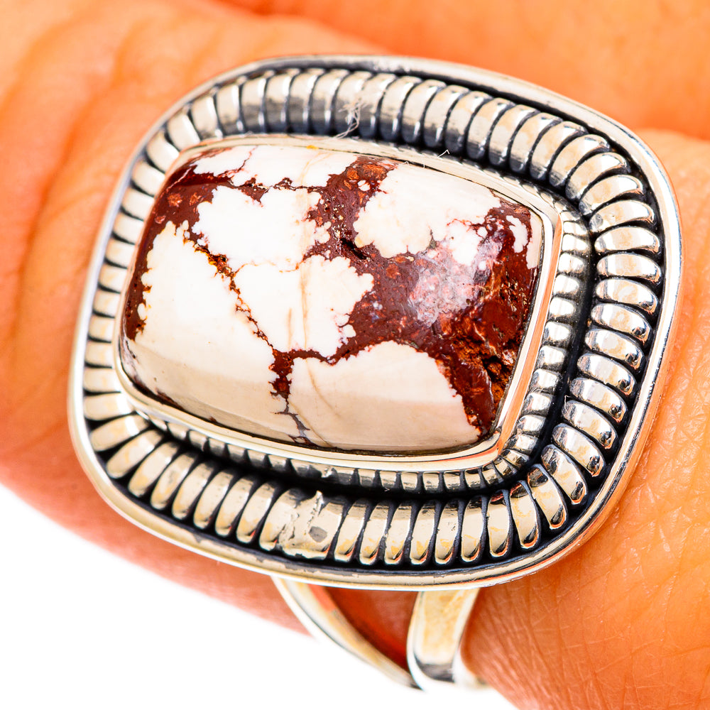 Wild Horse Jasper Rings handcrafted by Anasilvercos - RING106712