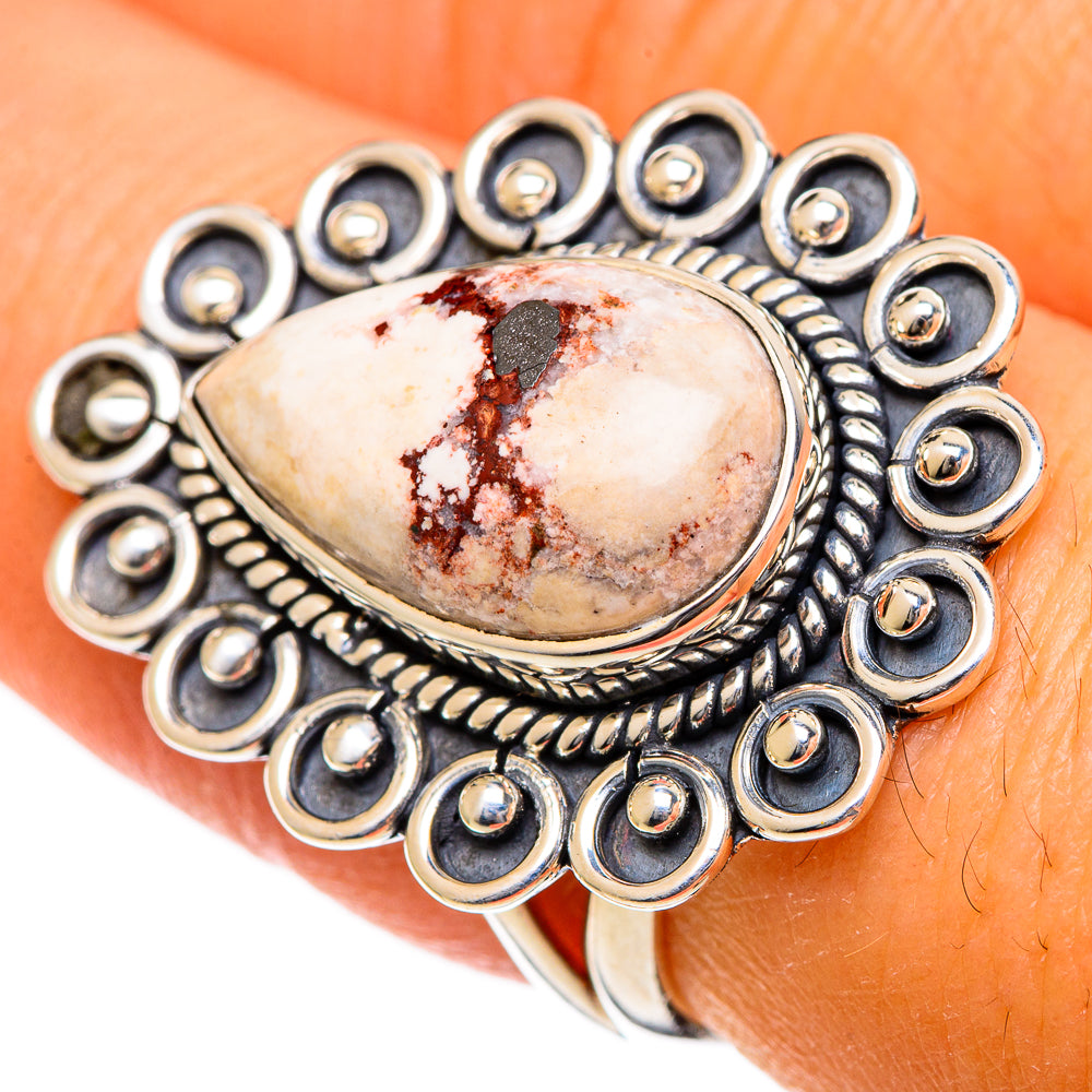 Wild Horse Jasper Rings handcrafted by Anasilvercos - RING106715