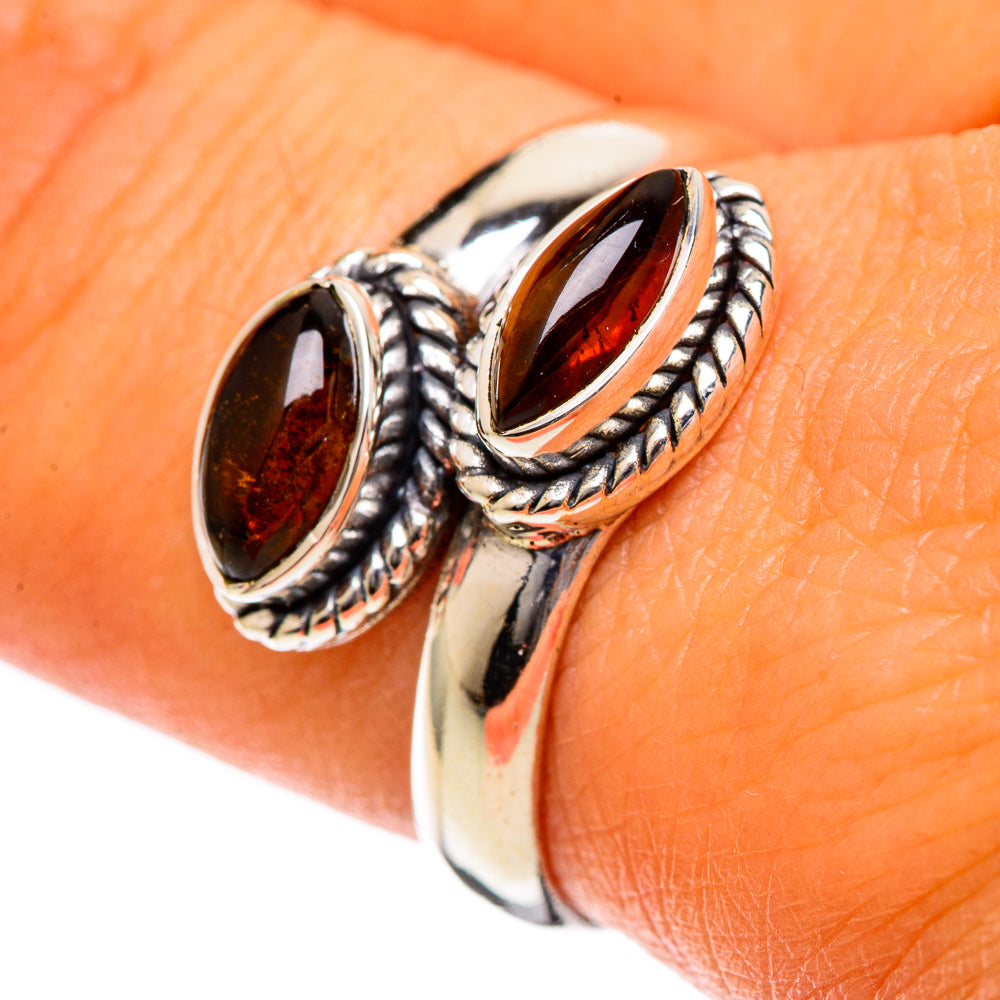Garnet Rings handcrafted by Anasilvercos - RING106716