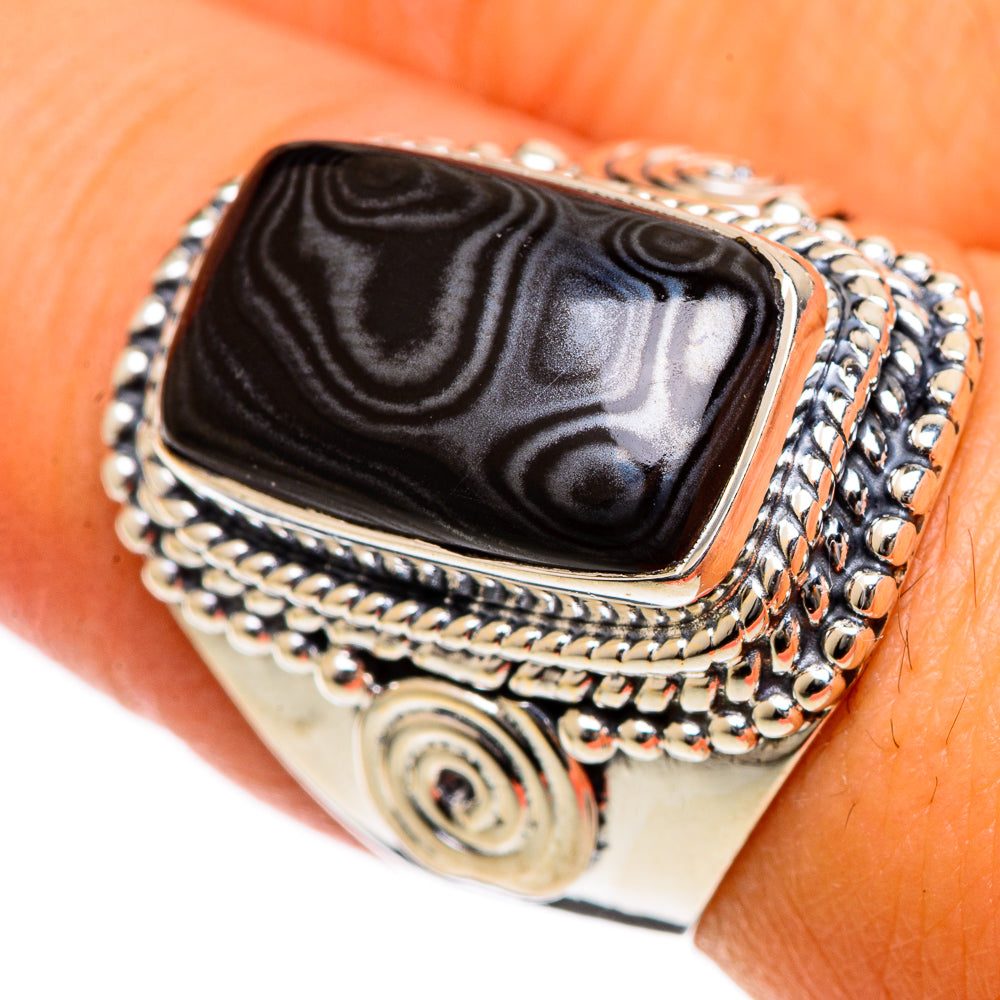 Psilomelane Rings handcrafted by Anasilvercos - RING106722