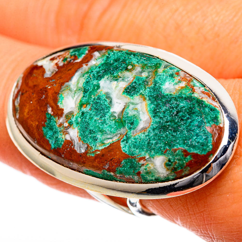 Chrysocolla Rings handcrafted by Anasilvercos - RING106747