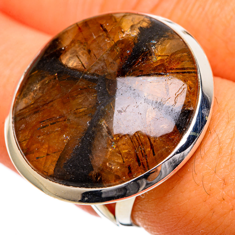 Chiastolite Rings handcrafted by Anasilvercos - RING106752
