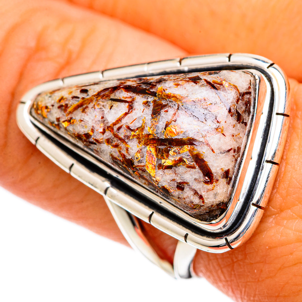 Astrophyllite Rings handcrafted by Anasilvercos - RING106758