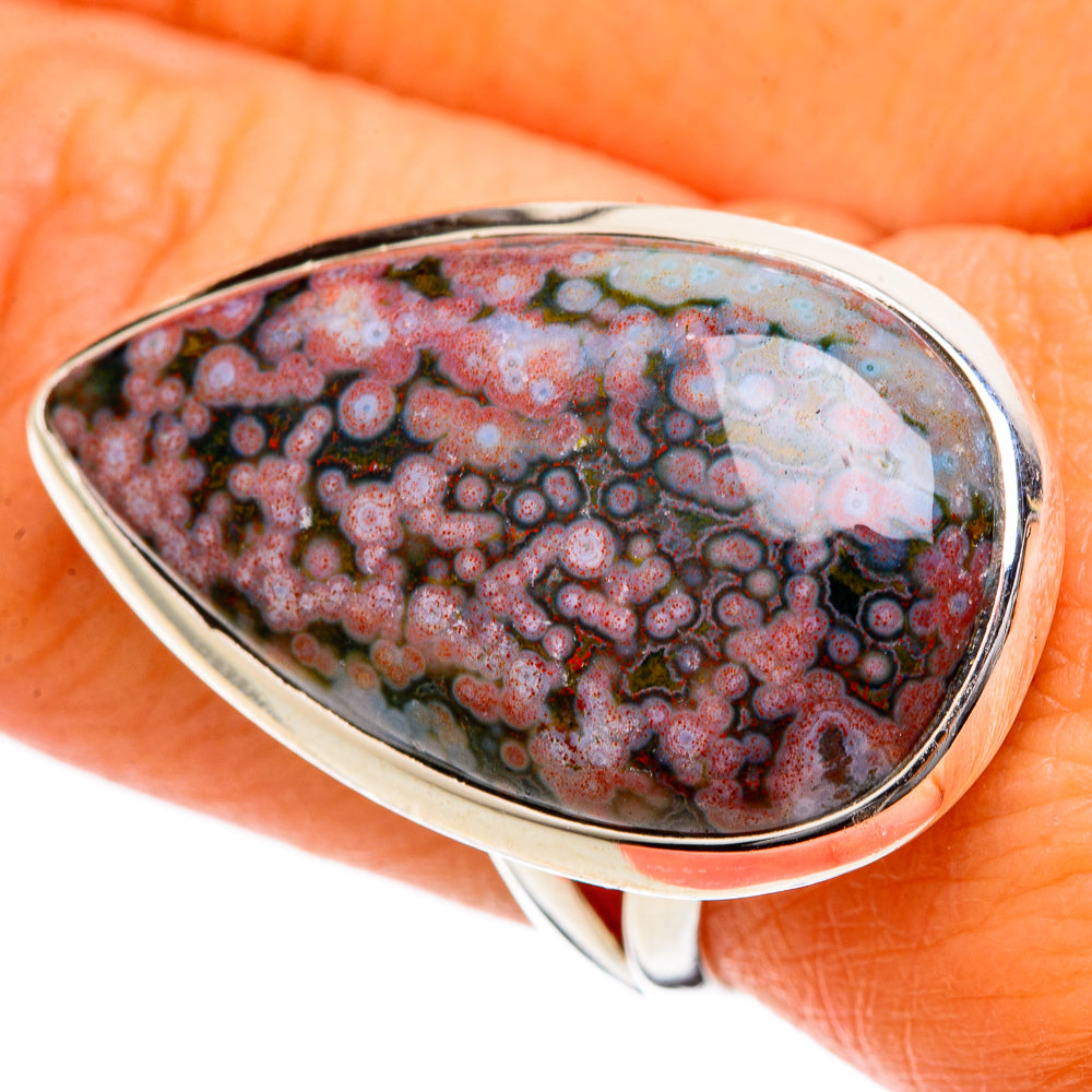 Ocean Jasper Rings handcrafted by Anasilvercos - RING106776