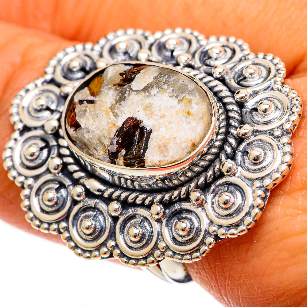 Astrophyllite Rings handcrafted by Anasilvercos - RING106798