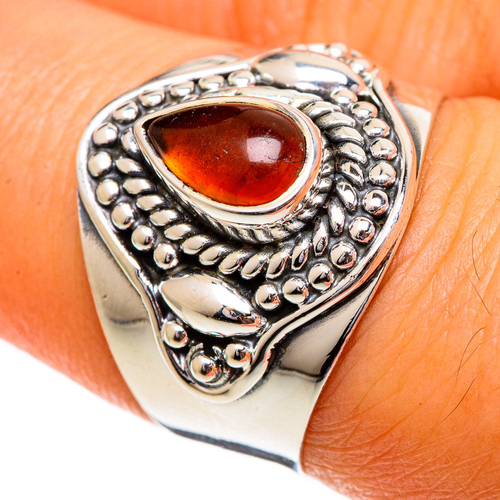 Carnelian Rings handcrafted by Anasilvercos - RING106850