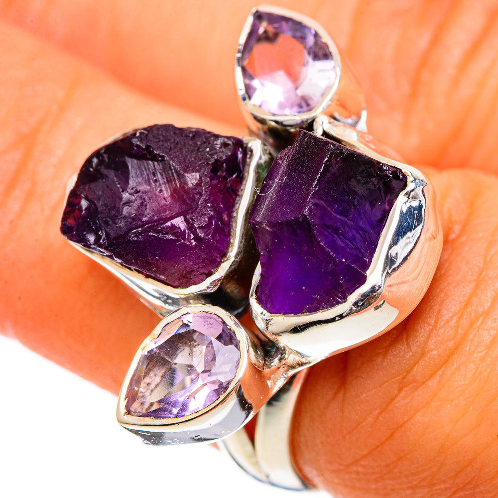 Amethyst Rings handcrafted by Anasilvercos - RING106854