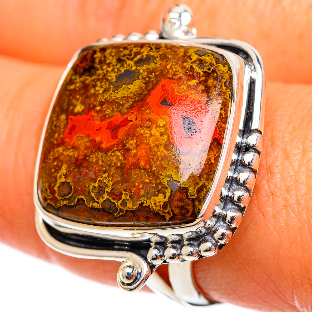 Moroccan Agate Rings handcrafted by Anasilvercos - RING106886