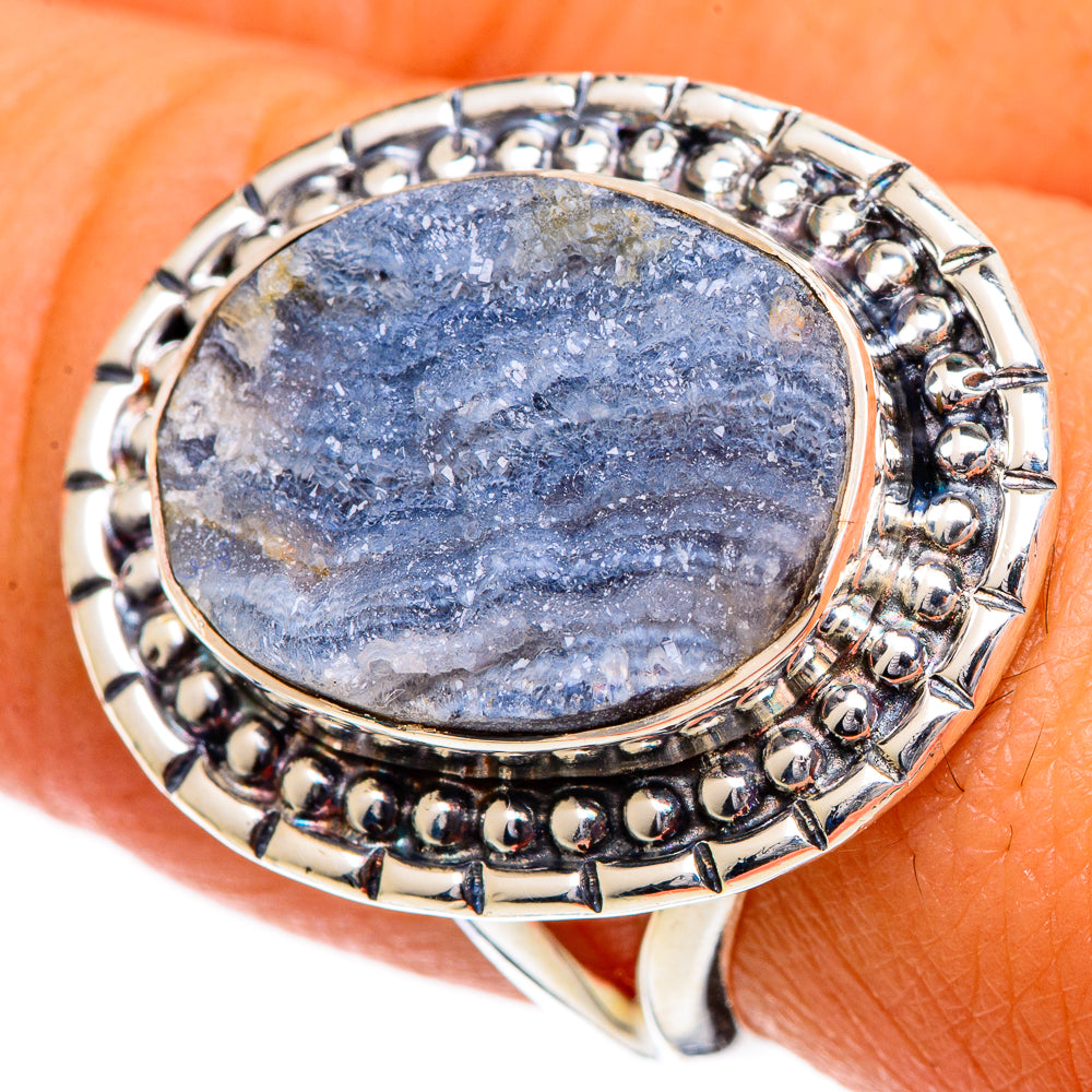 Desert Druzy Rings handcrafted by Anasilvercos - RING106905