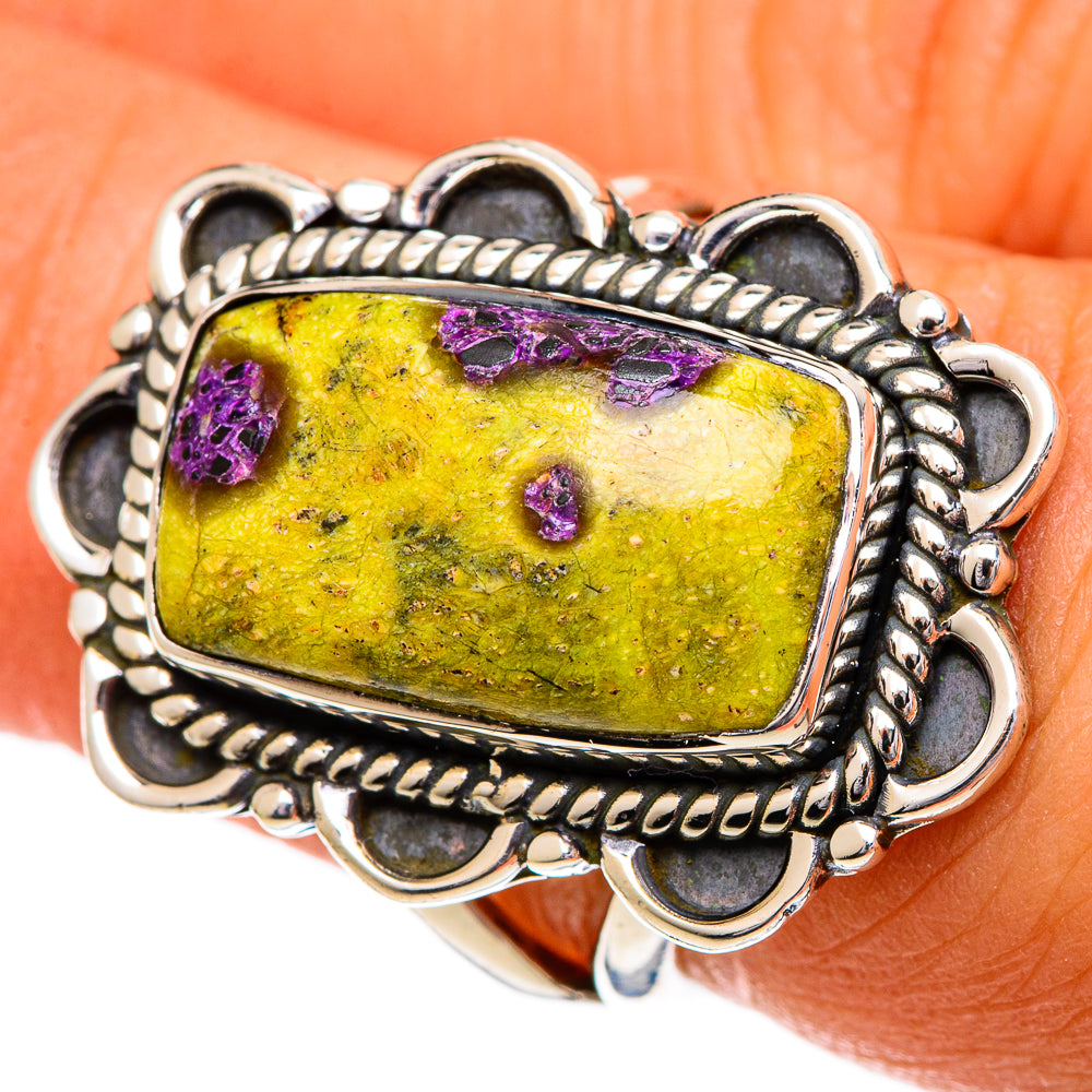 Turritella Agate Rings handcrafted by Anasilvercos - RING106908