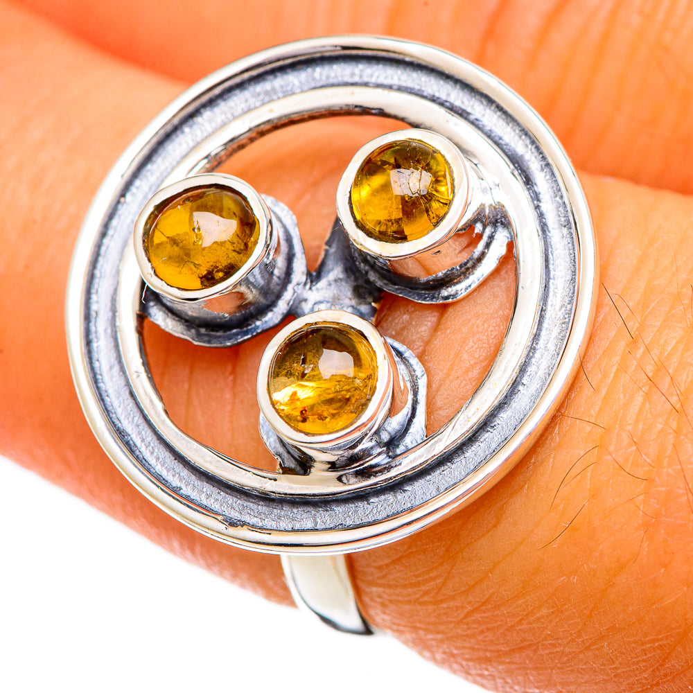 Citrine Rings handcrafted by Anasilvercos - RING106929