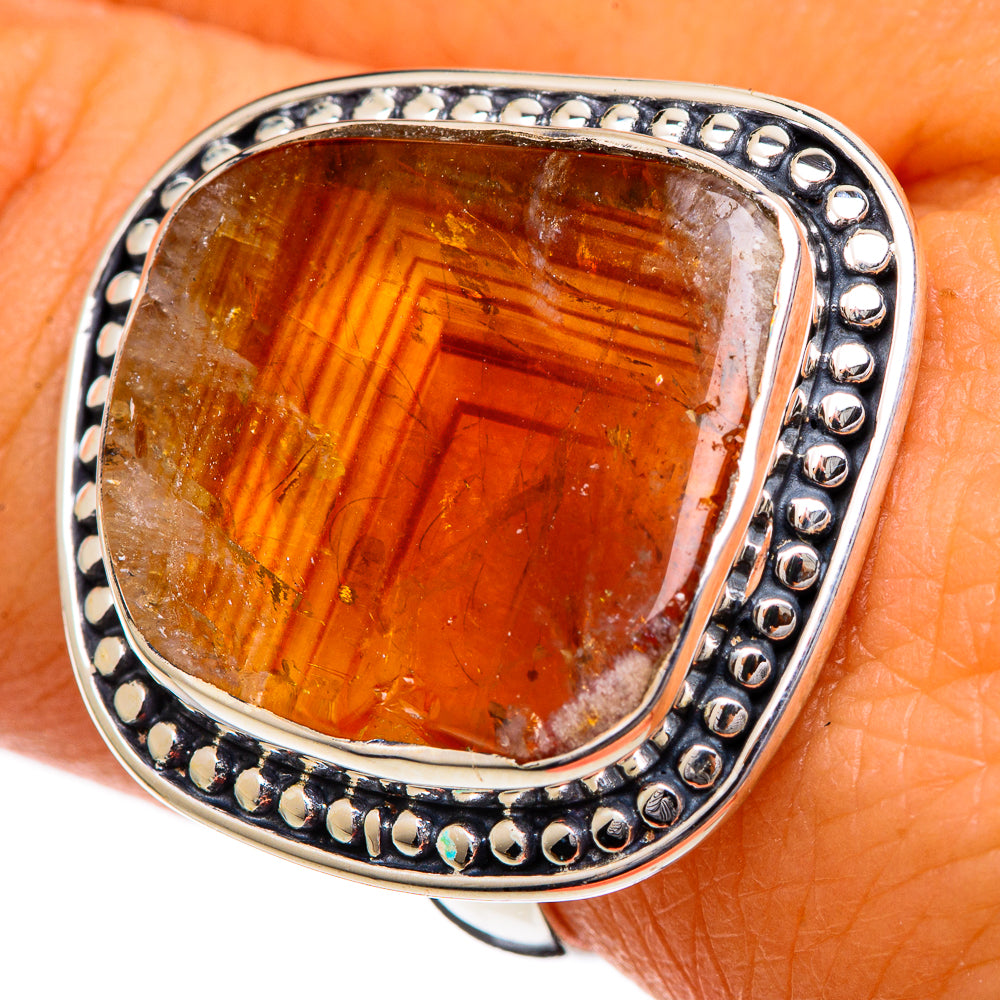 Citrine Rings handcrafted by Anasilvercos - RING106930