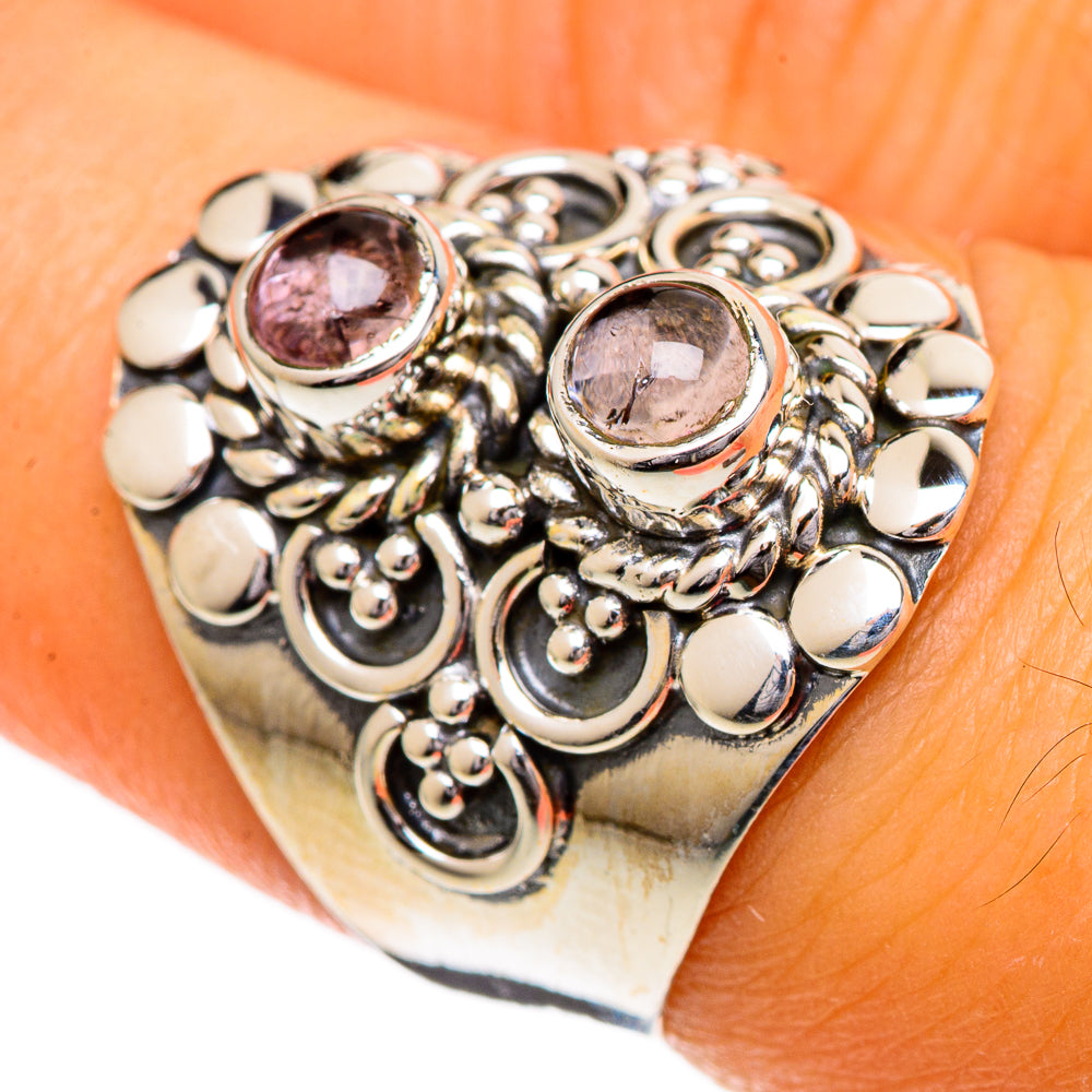Pink Tourmaline Rings handcrafted by Anasilvercos - RING106931