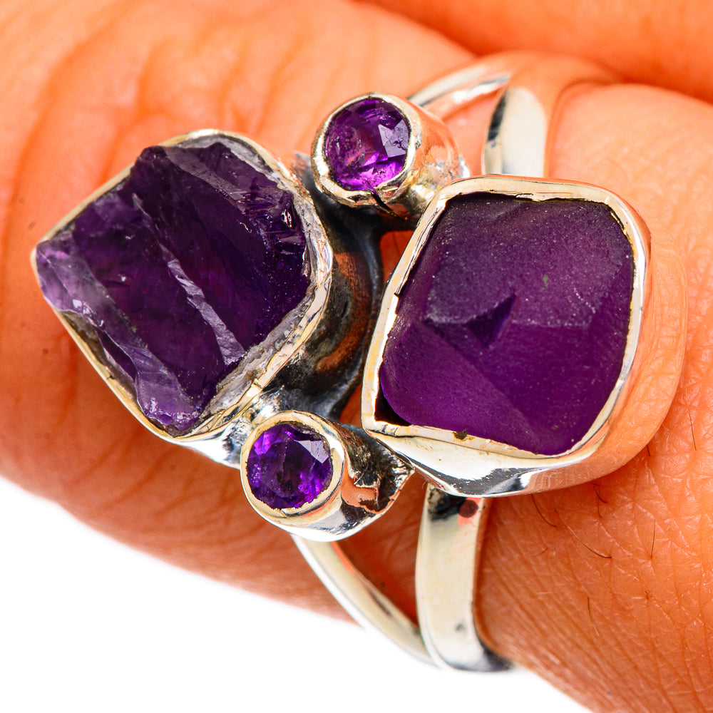 Amethyst Rings handcrafted by Anasilvercos - RING106934