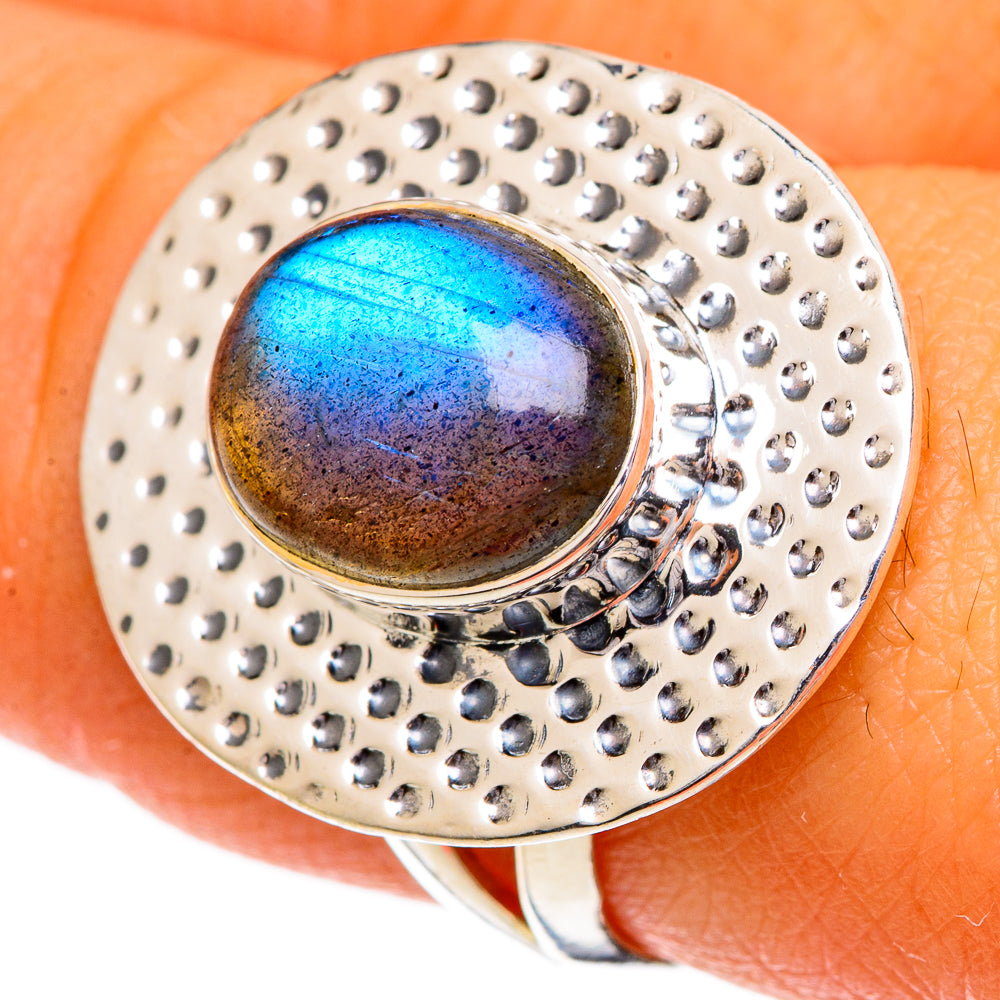 Labradorite Rings handcrafted by Anasilvercos - RING106947