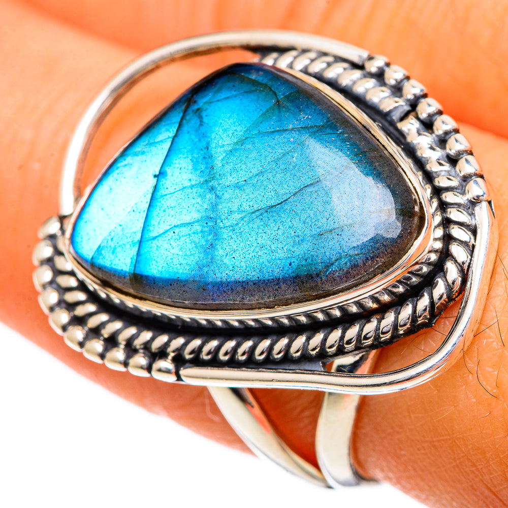 Labradorite Rings handcrafted by Anasilvercos - RING106949