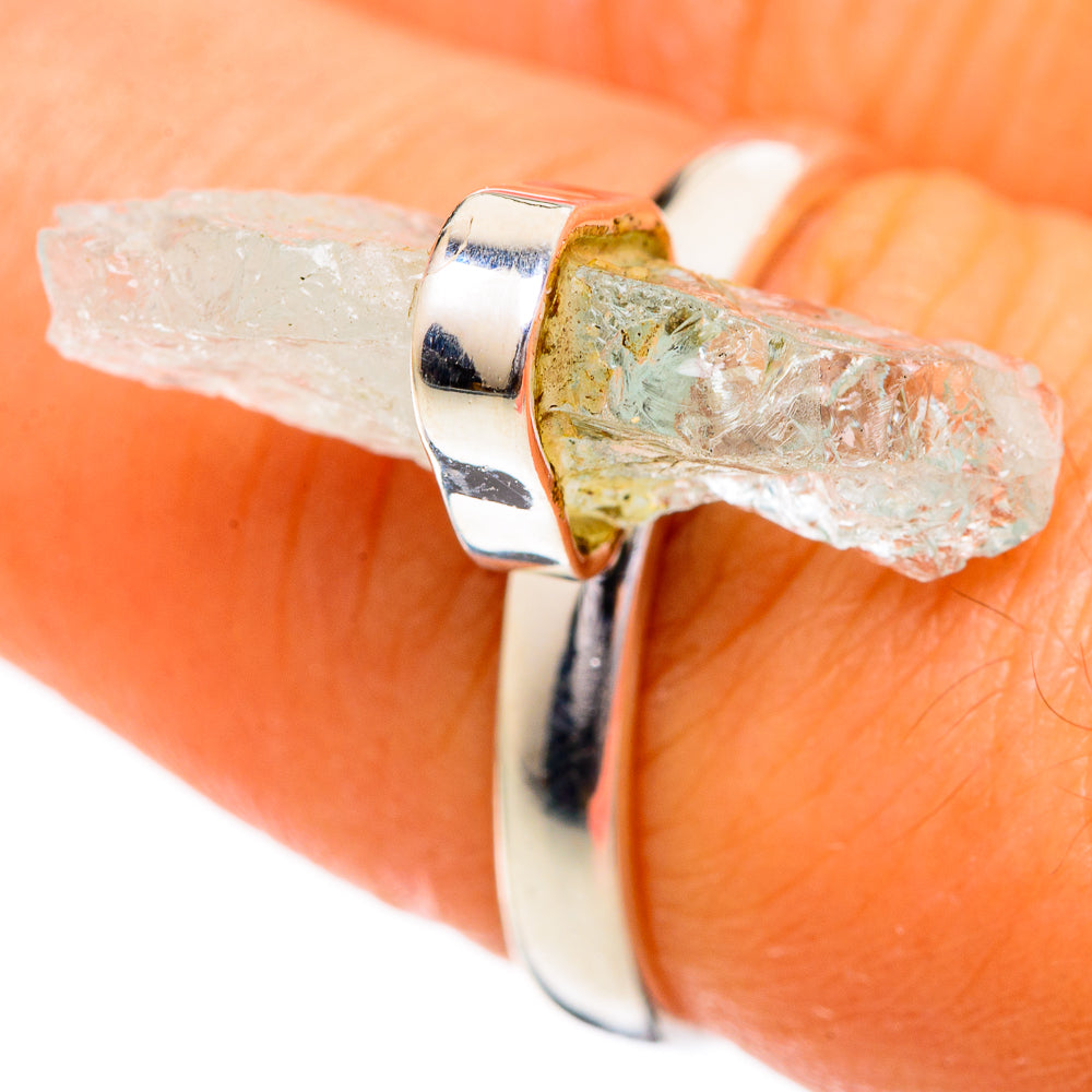 Aquamarine Rings handcrafted by Anasilvercos - RING106950