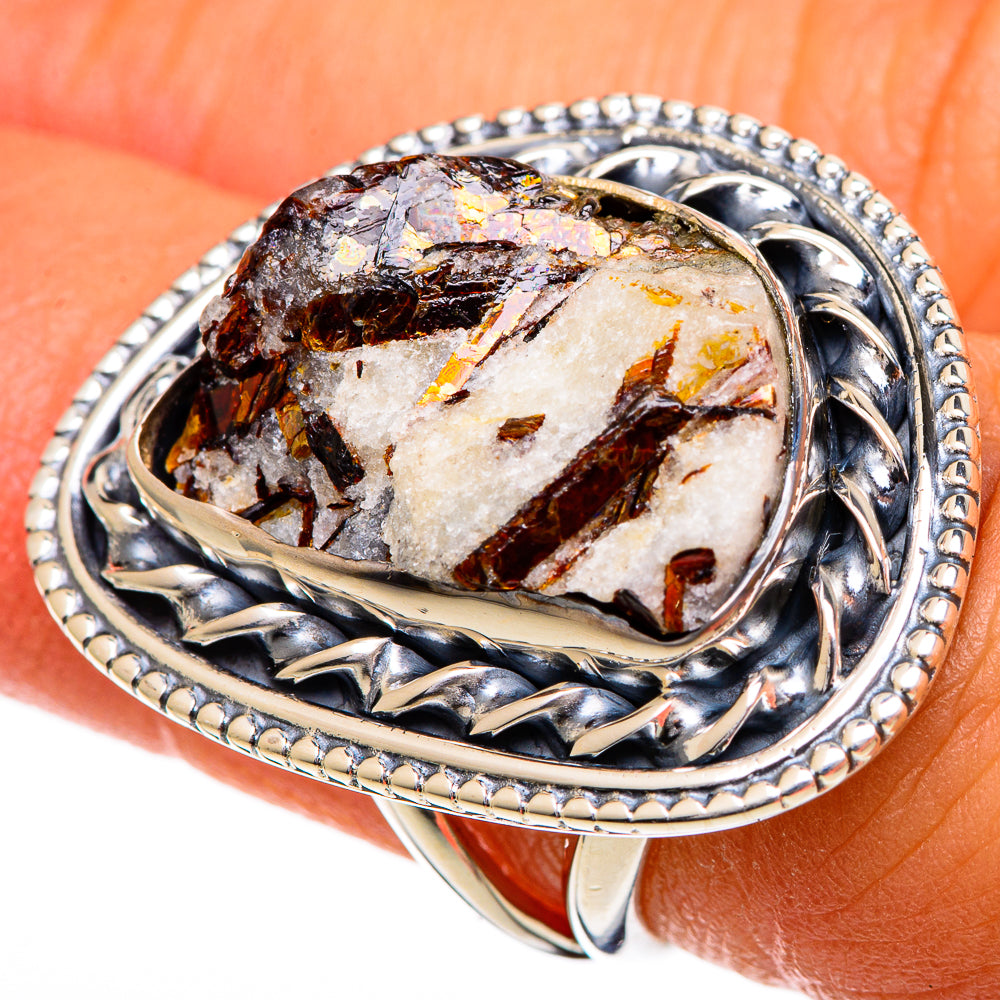 Astrophyllite Rings handcrafted by Anasilvercos - RING106962