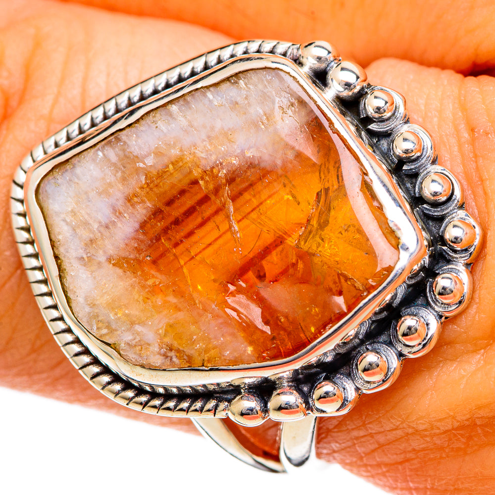 Citrine Rings handcrafted by Anasilvercos - RING106967