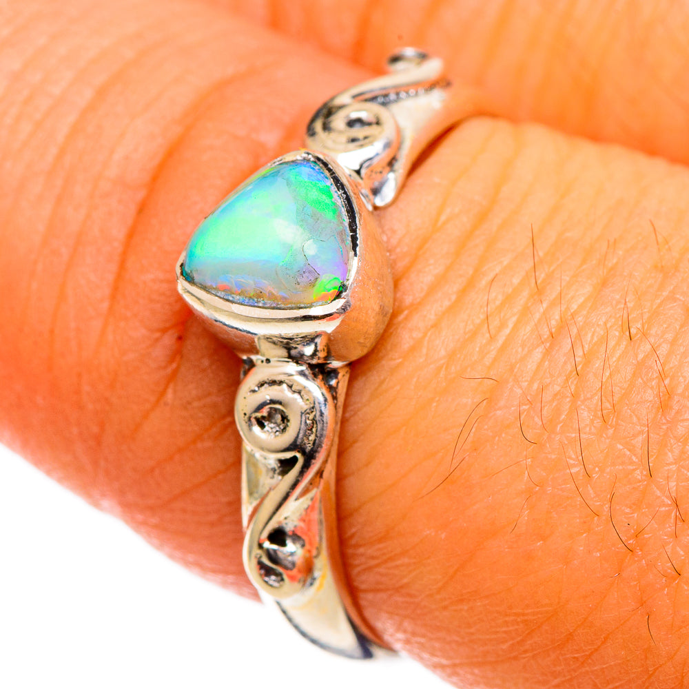 Ethiopian Opal Rings handcrafted by Anasilvercos - RING106983