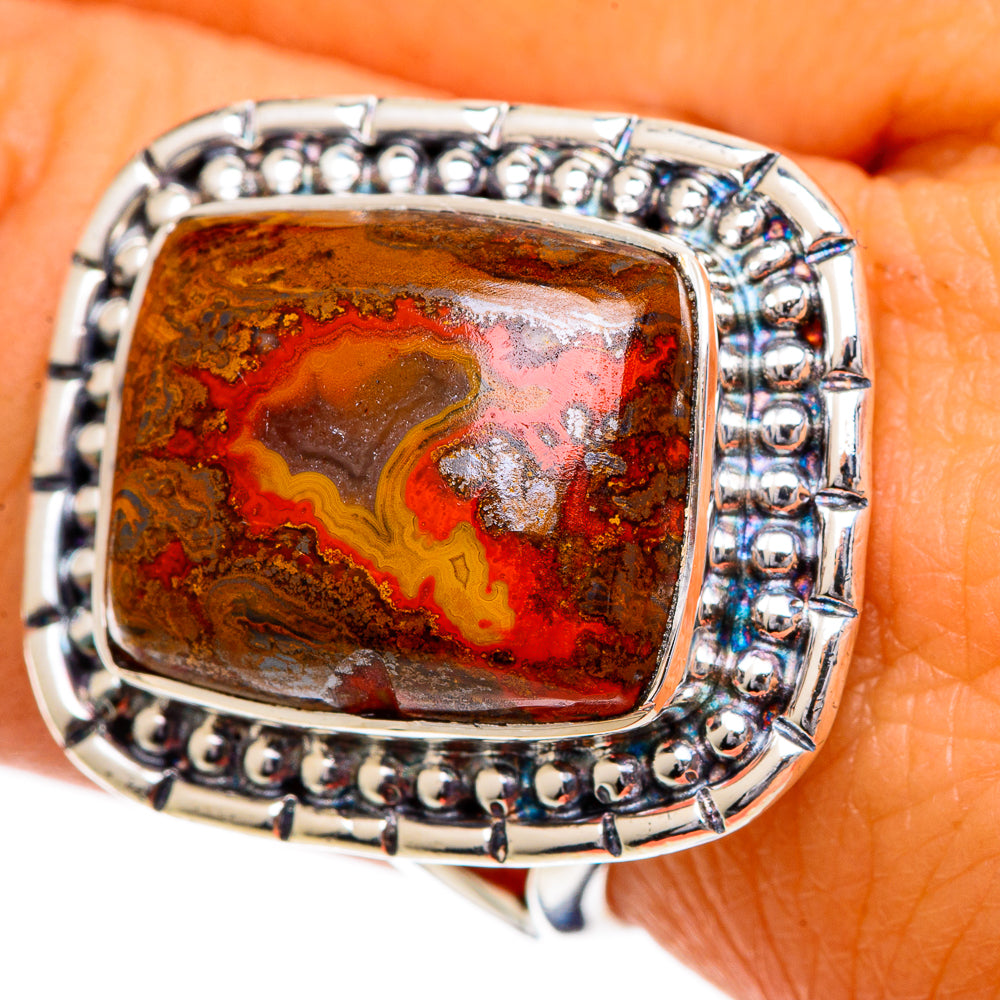 Moroccan Agate Rings handcrafted by Anasilvercos - RING107002