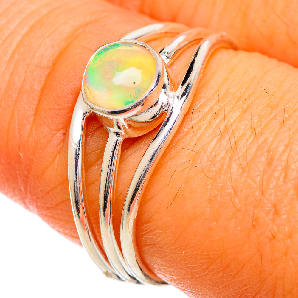 Ethiopian Opal Rings handcrafted by Anasilvercos - RING107019