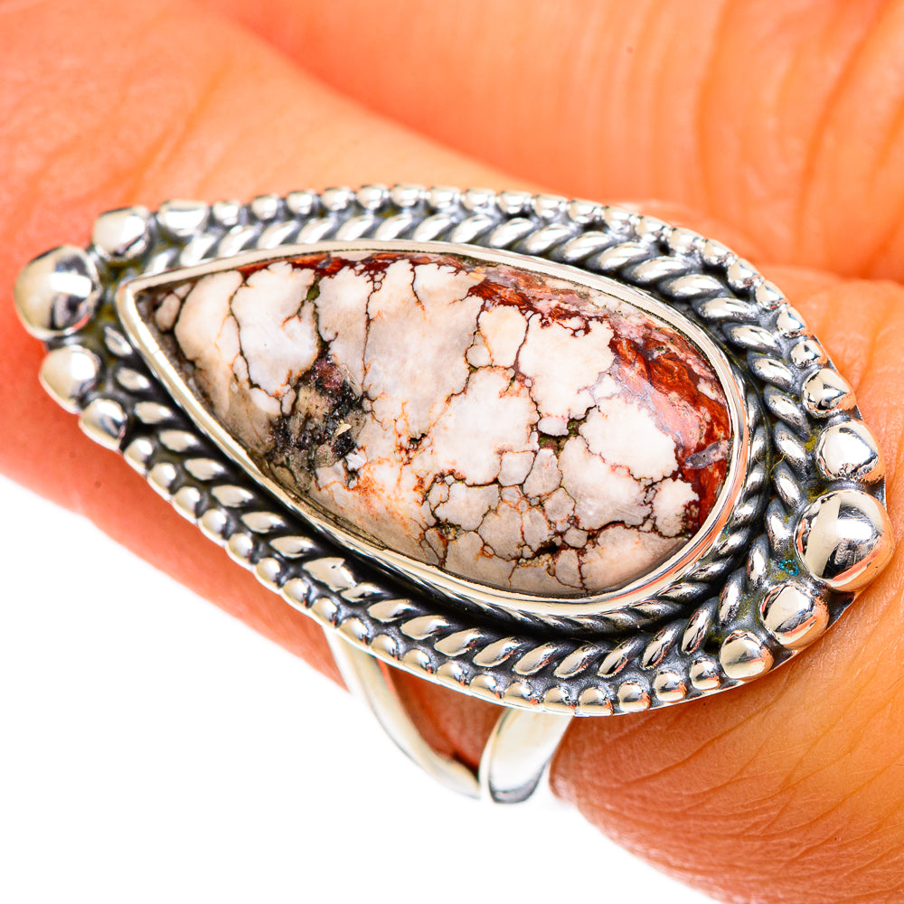 Wild Horse Jasper Rings handcrafted by Anasilvercos - RING107035