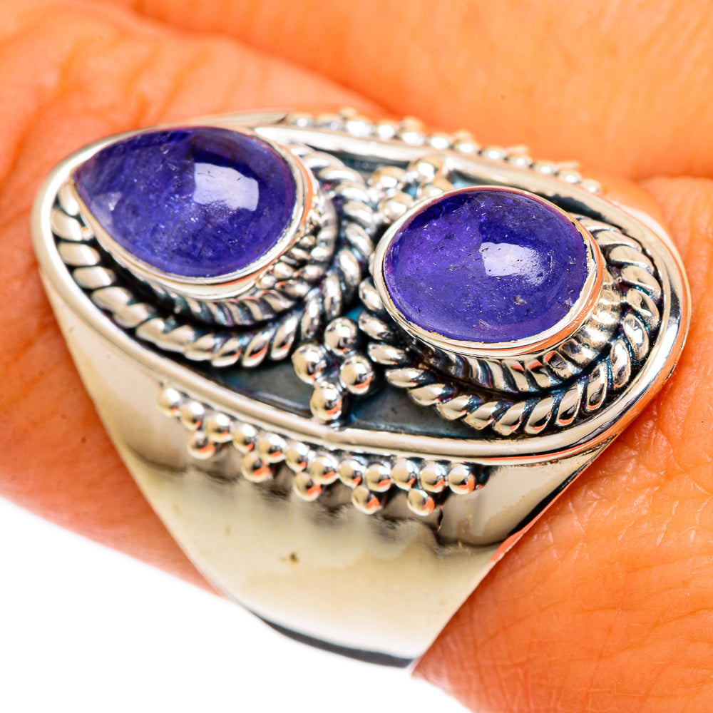 Tanzanite Rings handcrafted by Anasilvercos - RING107042