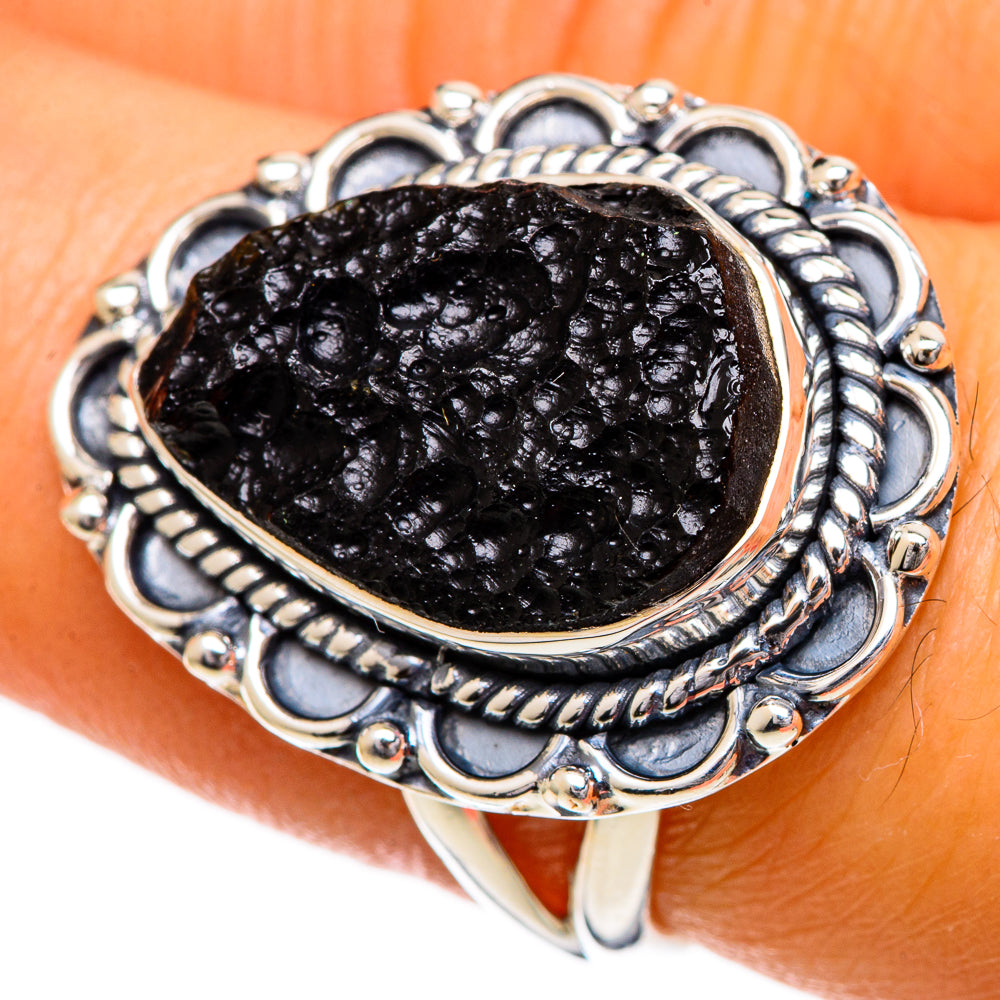 Tektite Rings handcrafted by Anasilvercos - RING107048