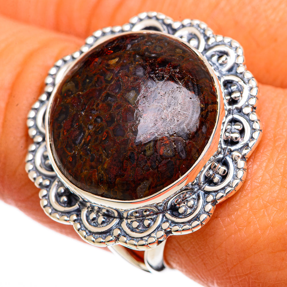Dinosaur Bone Rings handcrafted by Anasilvercos - RING107081